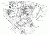 Toro 58432 - 2-Cycle Edger, 1989 (9000001-9999999) Ersatzteile FRAME ASSEMBLY