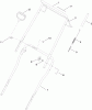 Toro 38569 (6053 ES) - CCR 6053 ES Quick Clear Snowthrower, 2013 (SN 313000001-313001999) Ersatzteile UPPER HANDLE ASSEMBLY