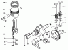 Toro 58435 - 3.5 hp Edger, 1984 (4000001-4999999) Ersatzteile CRANKSHAFT ASSEMBLY