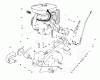Toro 58435 - 3.5 hp Edger, 1984 (4000001-4999999) Ersatzteile ENGINE & BLADE ASSEMBLY