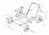 Toro 58435 - 3.5 hp Edger, 1984 (4000001-4999999) Ersatzteile FRAME ASSEMBLY