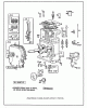 Toro 38570 (828) - 828 Power Shift Snowthrower, 1990 (0000001-0999999) Ersatzteile ENGINE BRIGGS & STRATTON MODEL 190406 TYPE 3104-01 #1