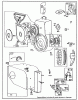 Toro 38570 (828) - 828 Power Shift Snowthrower, 1990 (0000001-0999999) Ersatzteile ENGINE BRIGGS & STRATTON MODEL 190406 TYPE 3104-01 #3
