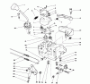 Toro 38570 (828) - 828 Power Shift Snowthrower, 1990 (0000001-0999999) Ersatzteile TRACTION LINKAGE ASSEMBLY
