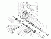 Toro 38570 (828) - 828 Power Shift Snowthrower, 1990 (0000001-0999999) Ersatzteile TRANSMISSION ASSEMBLY NO. 66-8030