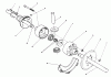 Toro 38570 (828) - 828 Power Shift Snowthrower, 1991 (1000001-1999999) Ersatzteile DIFFERENTIAL KIT MODEL NO. 38038 (OPTIONAL)