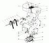 Toro 38570 (828) - 828 Power Shift Snowthrower, 1991 (1000001-1999999) Ersatzteile ENGINE ASSEMBLY