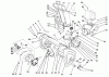 Toro 38570 (828) - 828 Power Shift Snowthrower, 1991 (1000001-1999999) Ersatzteile HOUSING & CHUTE ASSEMBLY