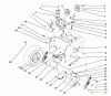 Toro 38570 (828) - 828 Power Shift Snowthrower, 1991 (1000001-1999999) Ersatzteile TRACTION DRIVE ASSEMBLY