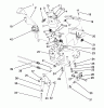 Toro 38570 (828) - 828 Power Shift Snowthrower, 1991 (1000001-1999999) Ersatzteile TRACTION LINKAGE ASSEMBLY