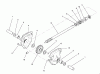 Toro 38570 (828) - 828 Power Shift Snowthrower, 1993 (3900001-3999999) Ersatzteile 28" AUGER GEARCASE ASSEMBLY NO. 74-1561