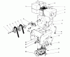 Toro 38570 (828) - 828 Power Shift Snowthrower, 1993 (3900001-3999999) Ersatzteile ENGINE ASSEMBLY