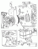 Toro 38570 (828) - 828 Power Shift Snowthrower, 1993 (3900001-3999999) Ersatzteile ENGINE BRIGGS & STRATTON MODEL 190406 TYPE 3104-01 #2