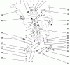 Toro 38570 (828) - 828 Power Shift Snowthrower, 1993 (3900001-3999999) Ersatzteile TRACTION LINKAGE ASSEMBLY