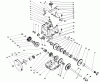 Toro 38570 (828) - 828 Power Shift Snowthrower, 1993 (3900001-3999999) Ersatzteile TRANSMISSION ASSEMBLY NO. 66-8030