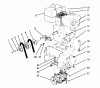 Toro 38570 (828) - 828 Power Shift Snowthrower, 1994 (4900001-4999999) Ersatzteile ENGINE ASSEMBLY