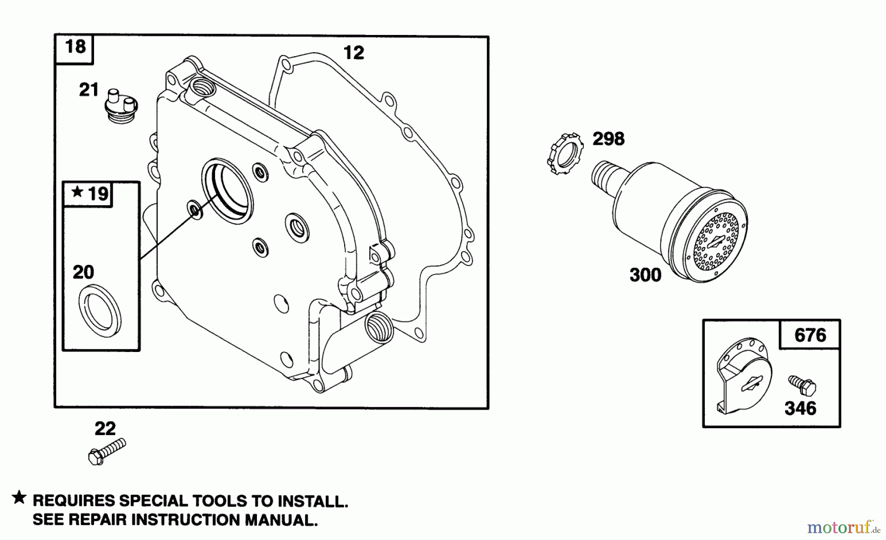 Toro Neu Snow Blowers/Snow Throwers Seite 1 38570 (828) - Toro 828 Power Shift Snowthrower, 1994 (4900001-4999999) ENGINE BRIGGS & STRATTON MODEL 190406-6142-01 #3