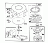 Toro 38570 (828) - 828 Power Shift Snowthrower, 1994 (4900001-4999999) Ersatzteile ENGINE BRIGGS & STRATTON MODEL 190406-6142-01 #4