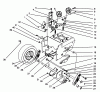 Toro 38570 (828) - 828 Power Shift Snowthrower, 1994 (4900001-4999999) Ersatzteile TRACTION DRIVE ASSEMBLY