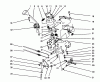 Toro 38570 (828) - 828 Power Shift Snowthrower, 1994 (4900001-4999999) Ersatzteile TRACTION LINKAGE ASSEMBLY