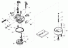 Toro 38571 (6053) - CCR 6053 Quick Clear Snowthrower, 2010 (310000001-310999999) Ersatzteile CARBURETOR ASSEMBLY NO. 640298 TECUMSEH OH195SA-72568G