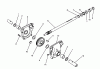 Toro 38573 (828) - 828 Power Shift Snowthrower, 1988 (8000001-8999999) Ersatzteile 28" AUGER GEARCASE ASSEMBLY NO. 62-0441