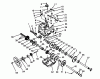 Toro 38573 (828) - 828 Power Shift Snowthrower, 1988 (8000001-8999999) Ersatzteile TRANSMISSION ASSEMBLY NO. 62-0190