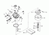 Toro 38573 (828) - 828 Power Shift Snowthrower, 1989 (9000001-9999999) Ersatzteile CARBURETOR TECUMSEH NO. 632334