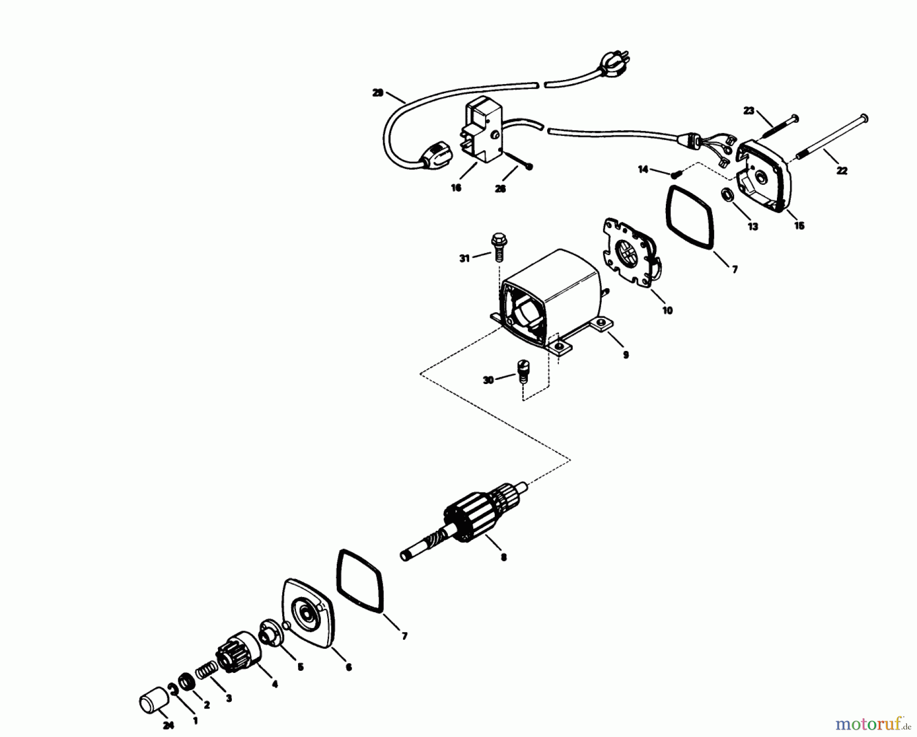 Toro Neu Snow Blowers/Snow Throwers Seite 1 38573 (828) - Toro 828 Power Shift Snowthrower, 1989 (9000001-9999999) ELECTRIC STARTER MOTOR KIT NO. 37-4810 (OPTIONAL)