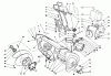 Toro 38573 (828) - 828 Power Shift Snowthrower, 1989 (9000001-9999999) Ersatzteile HOUSING & CHUTE ASSEMBLY