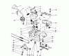 Toro 38573 (828) - 828 Power Shift Snowthrower, 1989 (9000001-9999999) Ersatzteile TRACTION LINKAGE ASSEMBLY