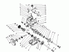 Toro 38573 (828) - 828 Power Shift Snowthrower, 1989 (9000001-9999999) Ersatzteile TRANSMISSION ASSEMBLY NO. 66-8030