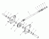 Toro 38574 (828) - 828 Power Shift Snowthrower, 1990 (0000001-0999999) Ersatzteile 28" AUGER GEARCASE ASSEMBLY NO. 66-8021