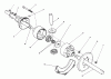 Toro 38574 (828) - 828 Power Shift Snowthrower, 1990 (0000001-0999999) Ersatzteile DIFFERENTIAL KIT MODEL NO. 38038 (OPTIONAL)