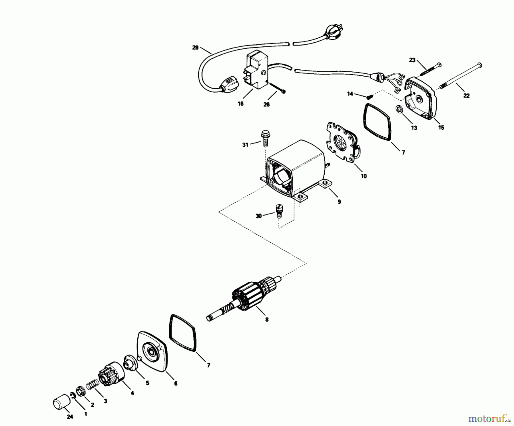 Toro Neu Snow Blowers/Snow Throwers Seite 1 38574 (828) - Toro 828 Power Shift Snowthrower, 1990 (0000001-0999999) ELECTRIC STARTER MOTOR KIT NO. 37-4810 (OPTIONAL)