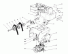 Toro 38574 (828) - 828 Power Shift Snowthrower, 1990 (0000001-0999999) Ersatzteile ENGINE ASSEMBLY