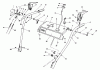 Toro 38574 (828) - 828 Power Shift Snowthrower, 1990 (0000001-0999999) Ersatzteile HANDLE ASSEMBLY