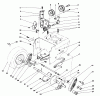 Toro 38574 (828) - 828 Power Shift Snowthrower, 1990 (0000001-0999999) Ersatzteile TRACTION DRIVE ASSEMBLY