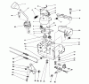 Toro 38574 (828) - 828 Power Shift Snowthrower, 1990 (0000001-0999999) Ersatzteile TRACTION LINKAGE ASSEMBLY