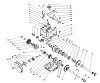 Toro 38574 (828) - 828 Power Shift Snowthrower, 1990 (0000001-0999999) Ersatzteile TRANSMISSION ASSEMBLY NO. 66-8030