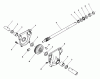 Toro 38574 (828) - 828 Power Shift Snowthrower, 1991 (1000001-1999999) Ersatzteile 28" AUGER GEARCASE ASSEMBLY NO. 66-8021