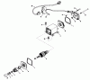 Toro 38574 (828) - 828 Power Shift Snowthrower, 1991 (1000001-1999999) Ersatzteile ELECTRIC STARTER MOTOR KIT NO. 37-4810 (OPTIONAL)