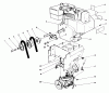 Toro 38574 (828) - 828 Power Shift Snowthrower, 1991 (1000001-1999999) Ersatzteile ENGINE ASSEMBLY