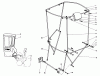 Toro 38574 (828) - 828 Power Shift Snowthrower, 1991 (1000001-1999999) Ersatzteile SNOW CAB ASSEMBLY NO. 68-9500 (OPTIONAL)