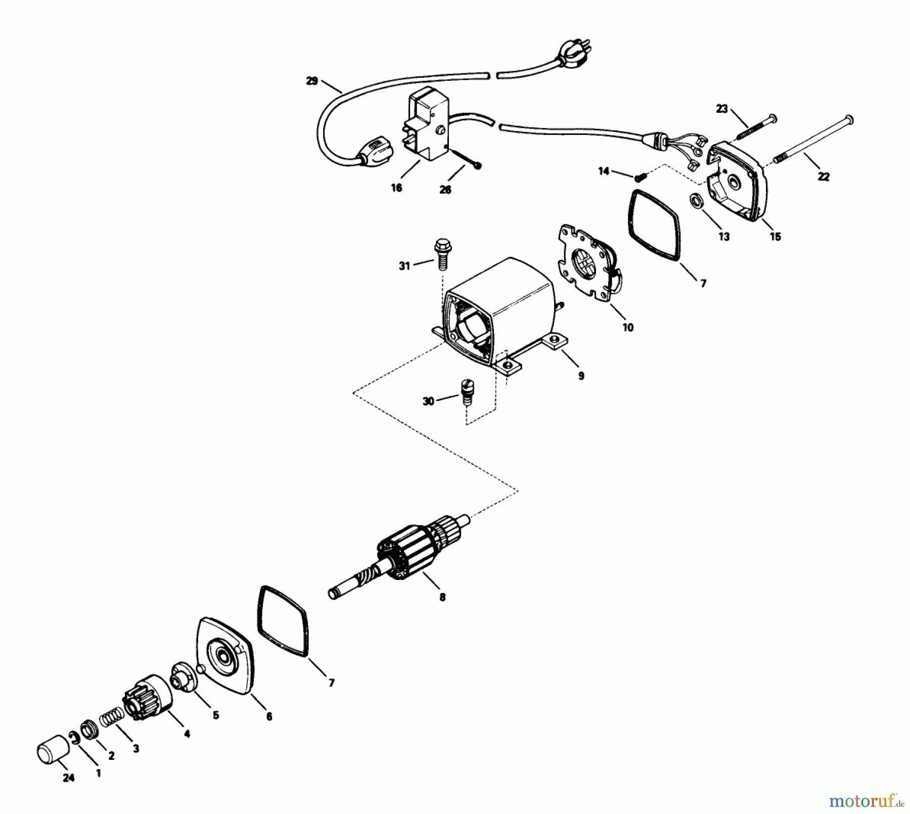 Toro Neu Snow Blowers/Snow Throwers Seite 1 38574 (828) - Toro 828 Power Shift Snowthrower, 1992 (2000001-2999999) ELECTRIC STARTER MOTOR KIT NO. 37-4810 (OPTIONAL)