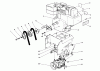 Toro 38574 (828) - 828 Power Shift Snowthrower, 1992 (2000001-2999999) Ersatzteile ENGINE ASSEMBLY