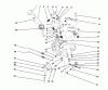 Toro 38574 (828) - 828 Power Shift Snowthrower, 1992 (2000001-2999999) Ersatzteile TRACTION LINKAGE ASSEMBLY
