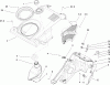 Toro 38575 (6053) - CCR 6053 Quick Clear Snowthrower, 2008 (280000001-280999999) Ersatzteile SHROUD, CONTROL PANEL, AND GAS TANK ASSEMBLY