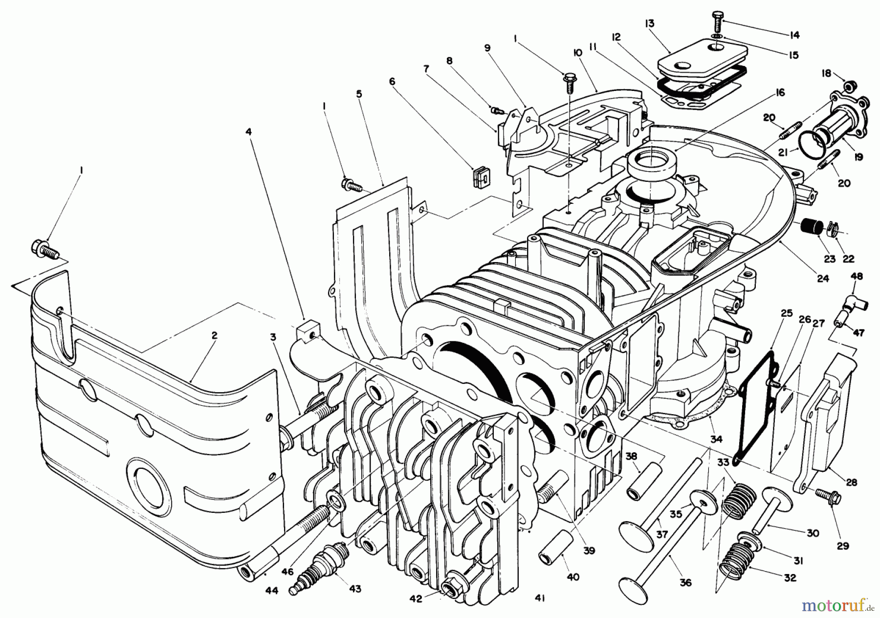 Toro Neu Engines 55-7800 - Toro Replacement Engine, (Kawasaki) ENGINE ASSEMBLY (KAWASAKI MODEL FB460V TYPE DS08)