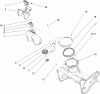 Toro 38576 (6053) - CCR 6053 Quick Clear Snowthrower, 2008 (280000001-280999999) Ersatzteile CHUTE ASSEMBLY